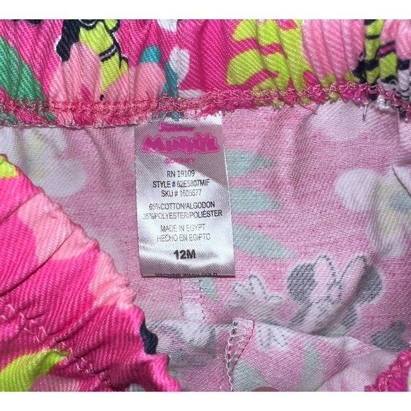 NWOT Infant 12M Disney Junior Ruffle Short Set - Picture 2 of 4